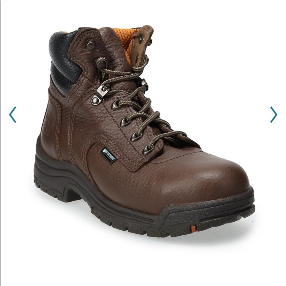 NWOT  Timberland pro Powerfit. Steel toe. Waterproof construction..